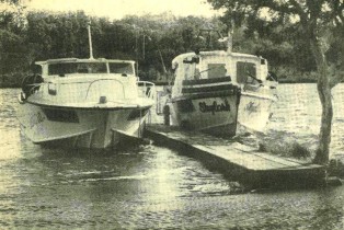 The old Walpole Town Jetty, replaced in 1932, had its limitations. Pic: Warren-Blackwood Times, July 13, 1983.
