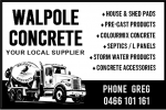 Walpole Concrete Supplies and Earthmoving Service