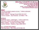 Walpole Country Club